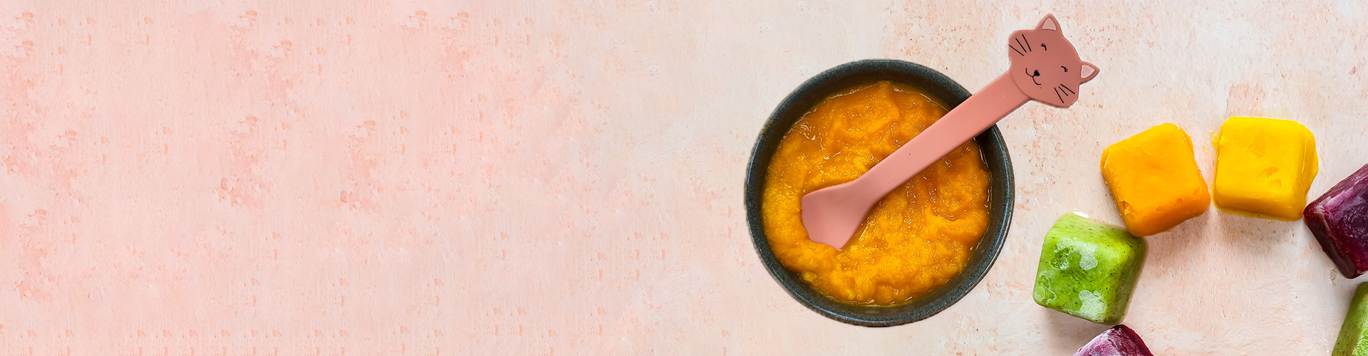 Babyhapjes ijsblokjes systeem