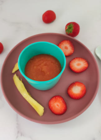 aardbei mango babyhapje