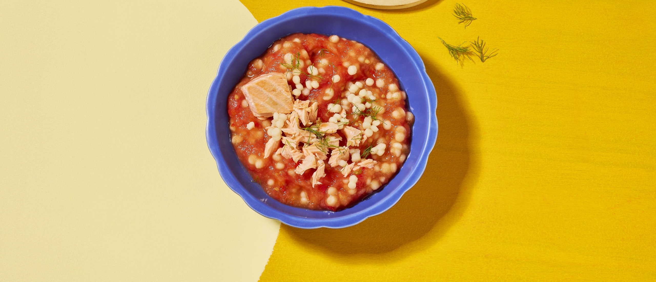 Parelcouscous met zalm (9+ maanden): gezond babyhapje uit Hap Hap Happy