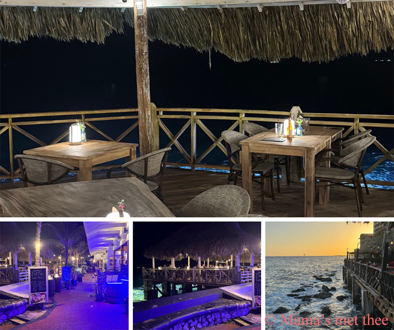 Restaurant Dal Toro_WIllemstad, met een prachtig uitzicht op de zee en de ingang van de haven