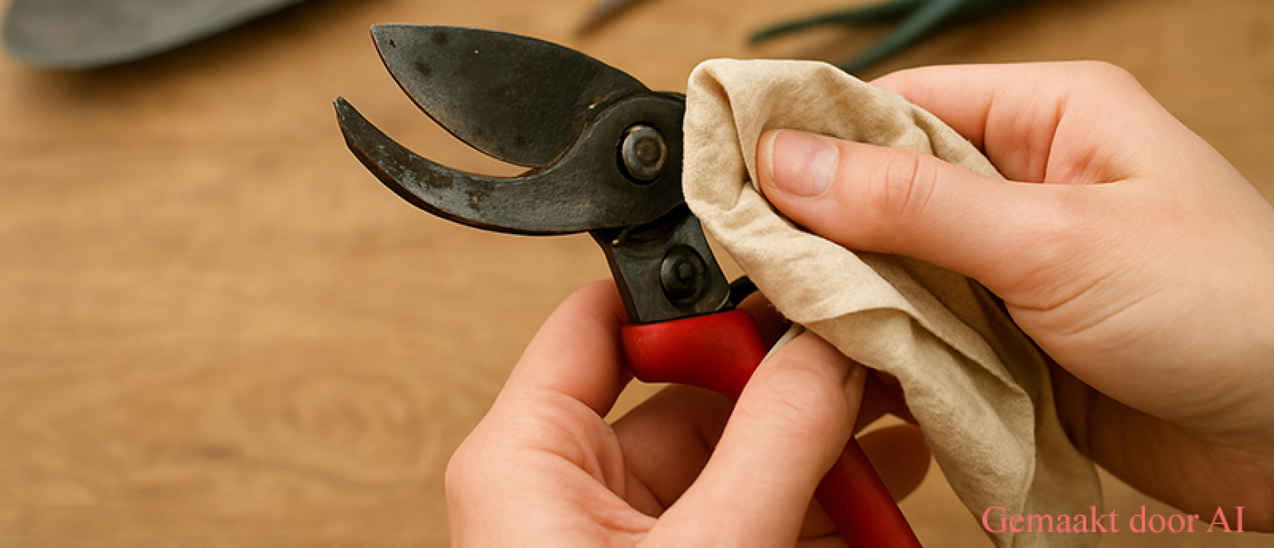 Gereedschap schoonmaken Gereedschap schoonmaken