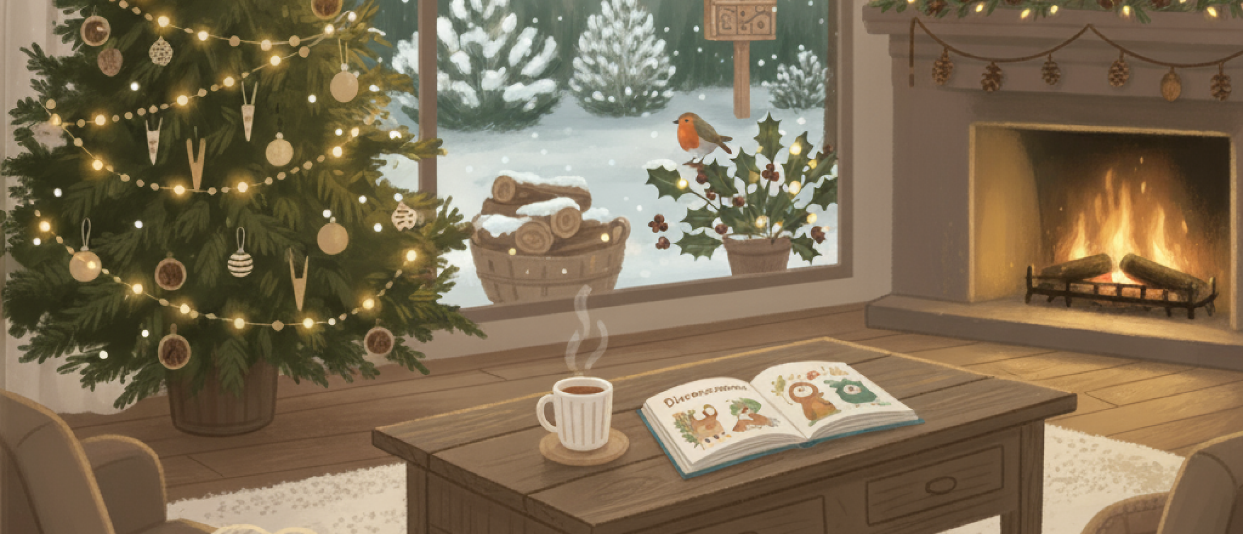 Kerstkaart Mama's met thee 2025