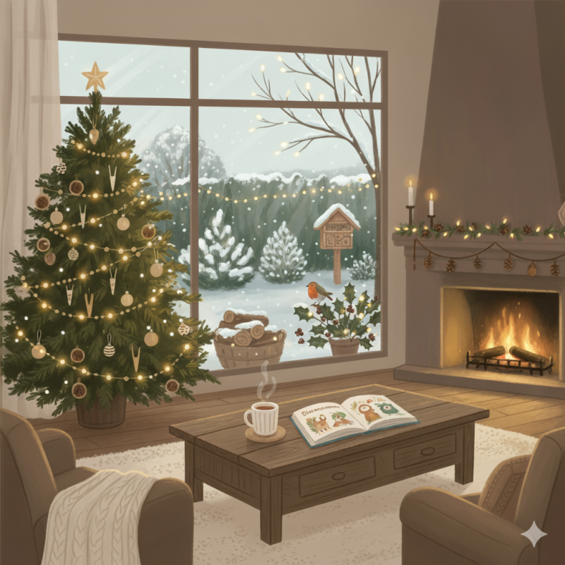 Kerstkaart Mama's met thee 2025