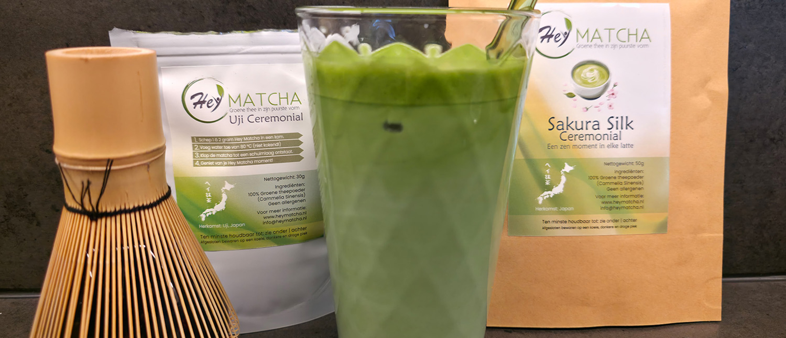 Kwaliteit Matcha voor een matcha latte