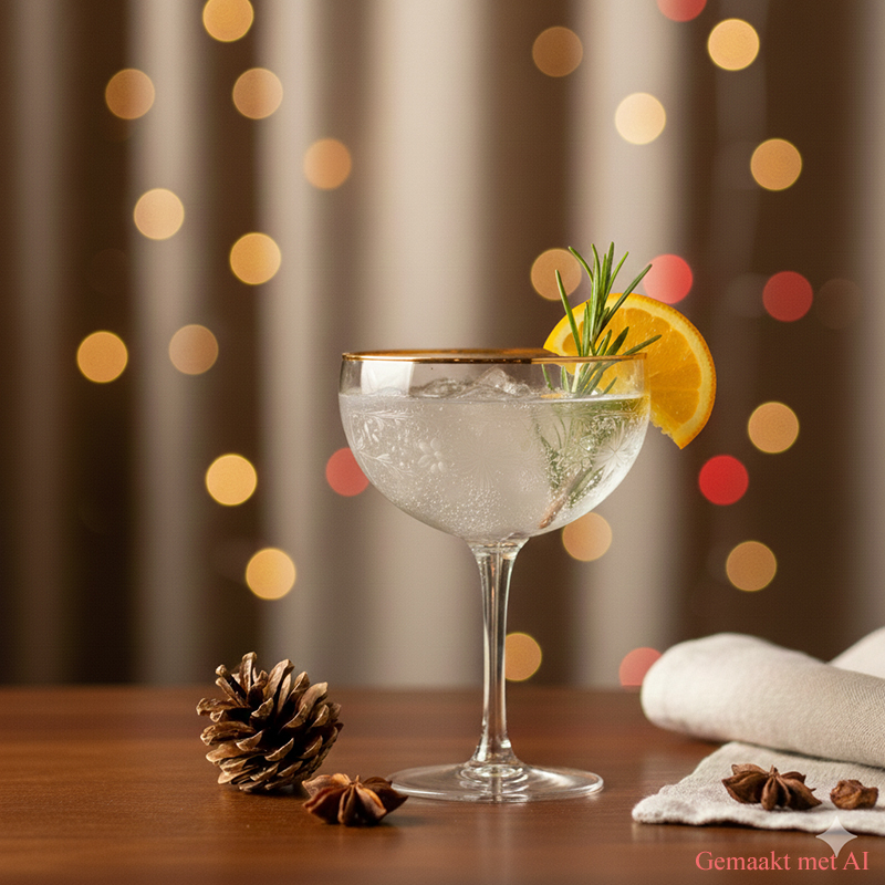 Feestelijke mocktail met thee