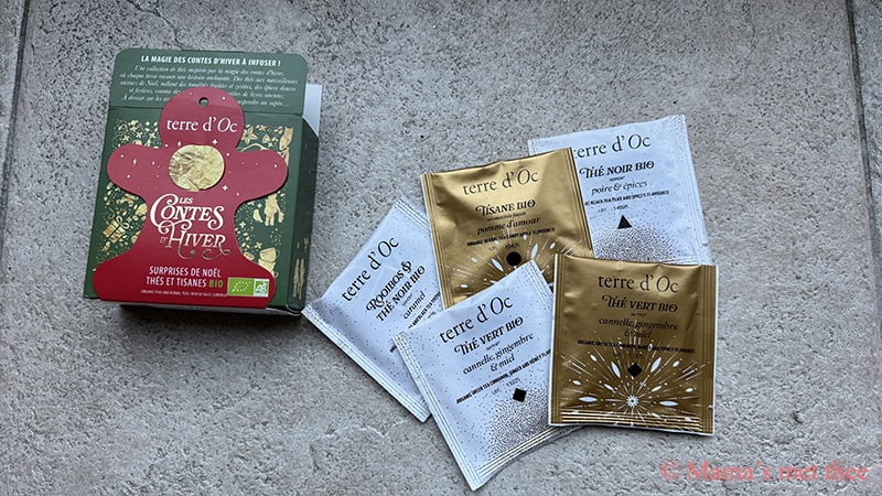 Terre d'Oc winterse thee in prachtige zakjes