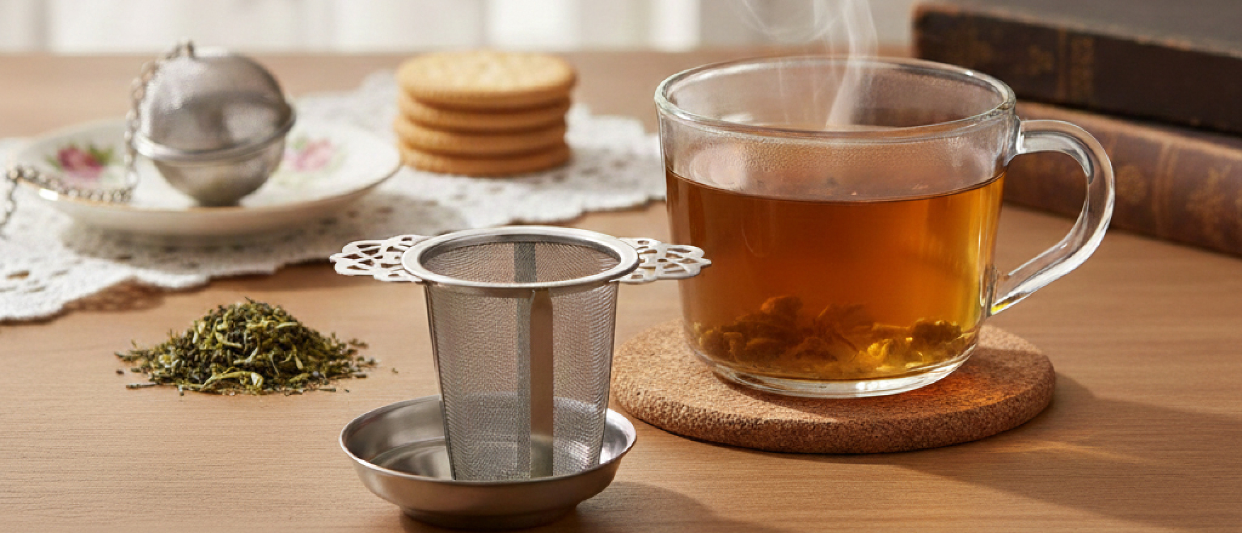 Vergelijking klassiek thee-ei en modern RVS theefilter