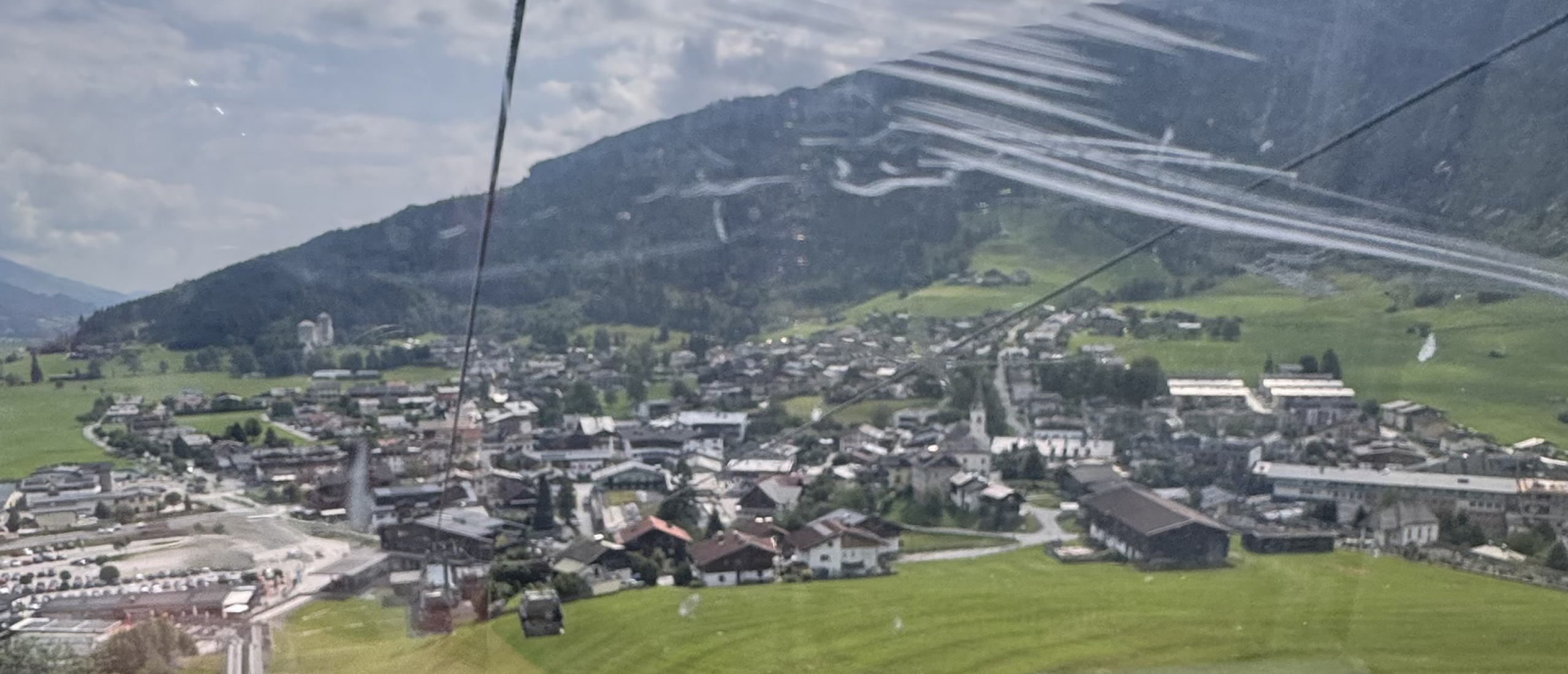 Uitzicht op Kaprun vanuit de Maiskogel
