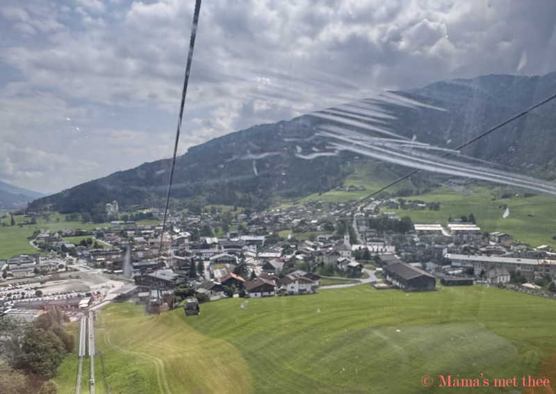 Uitzicht op Kaprun vanuit de Maiskogel
