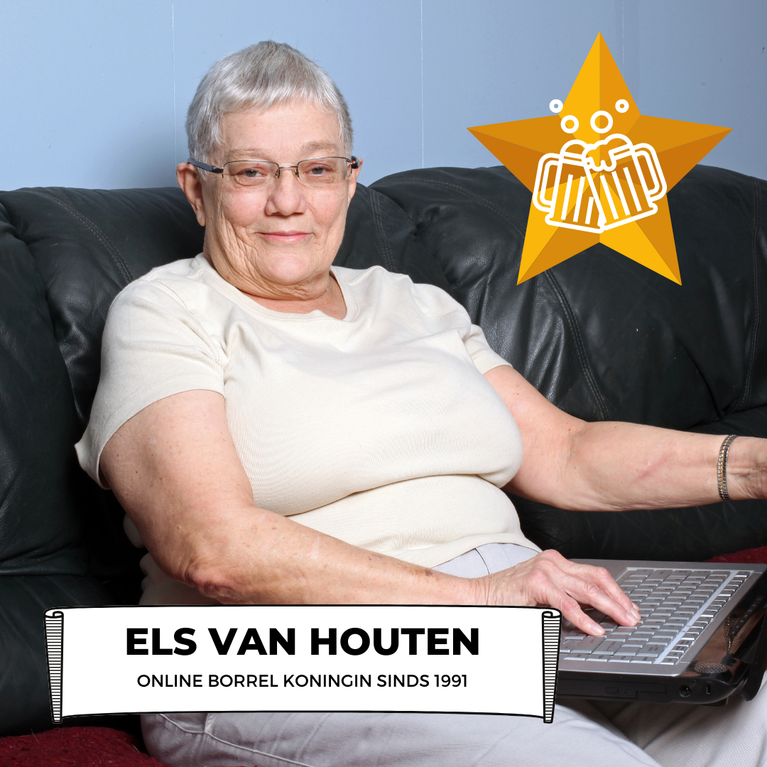 Vrouw Die Al Sinds 1991 Online Borrels Organiseert