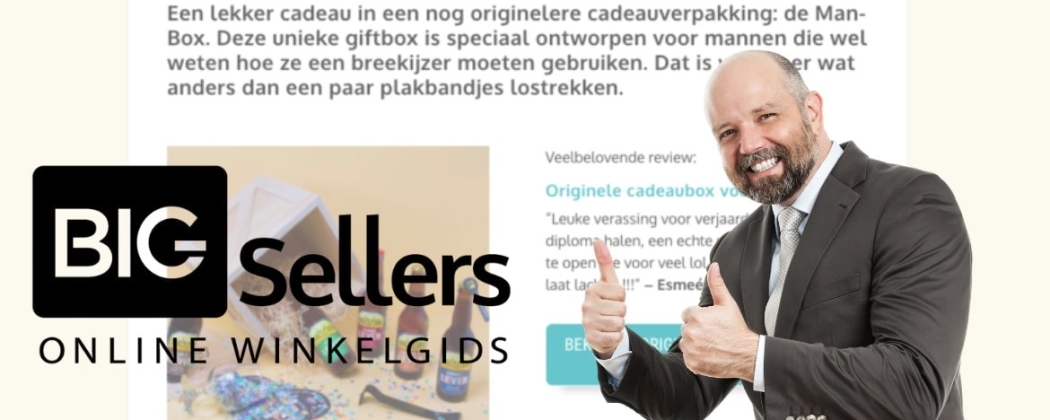 Man-Box aanbevolen op BigSellers!