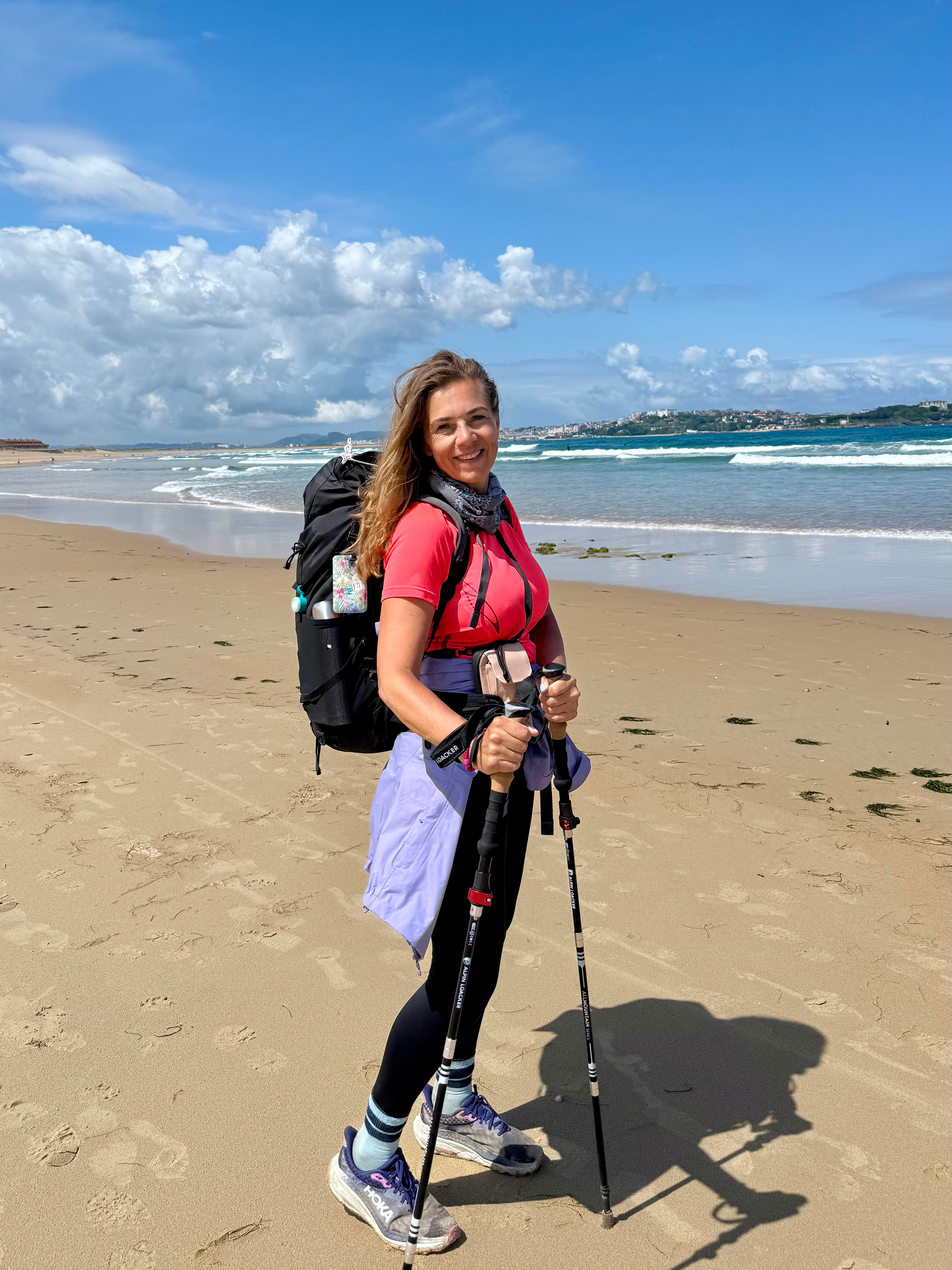 Manon van Leeuwen tijdens Camino de Santiago 1000km