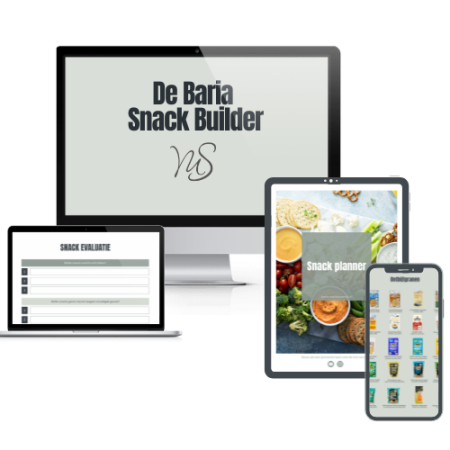 Baria snack builder: in 7 dagen merkbaar minder snaaidrang — zonder nieuwe voedingsregels Voor vrouwen na een maagverkleining die klaar zijn met die eindeloze eetgedachten. Met deze snackformule weet je morgen al precies wat je moet pakken — zonder dat je hoofd blijft schreeuwen om eten.