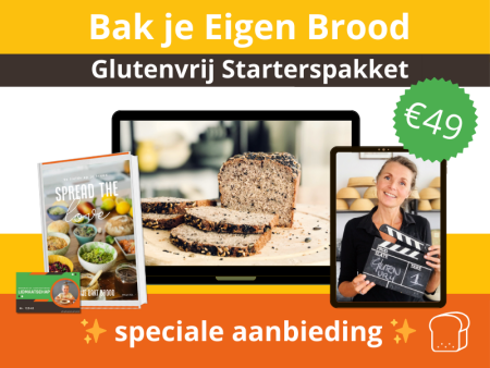 Bak je eigen brood Glutenvrij Starterspakket - Marije Bakt Brood