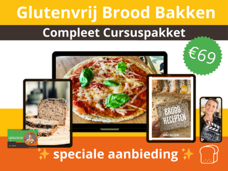 Glutenvrij Compleet broodbakpakket actie - Marije Bakt Brood