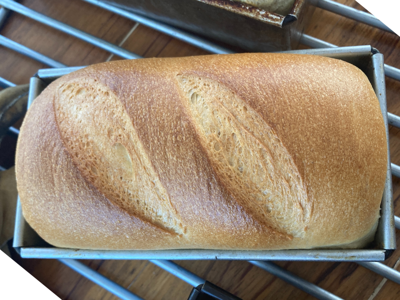 Luchtig Witbrood recept Marije Bakt Brood Gebakken witbrood