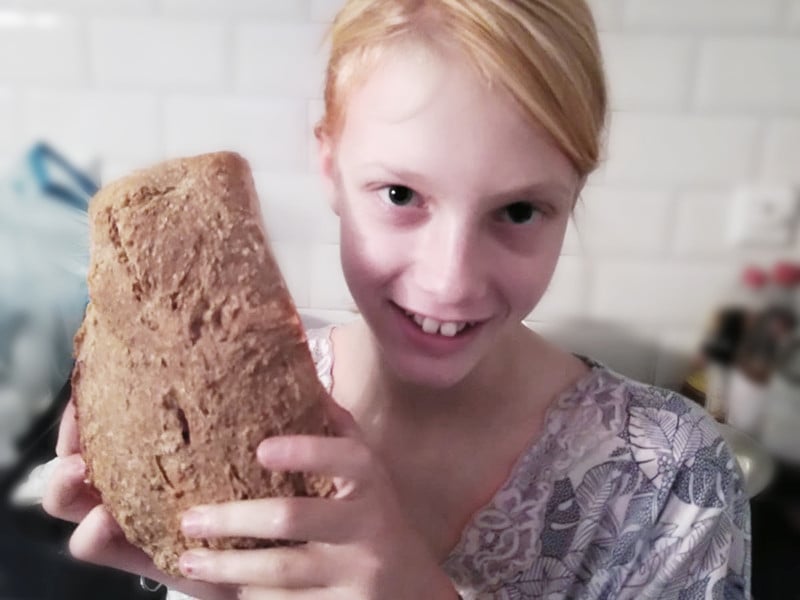Reza - trotse thuisbakker Marije Bakt Brood