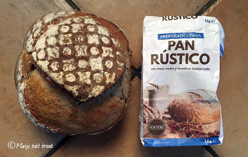 Pan Rustico broodmix - Marije Bakt Brood