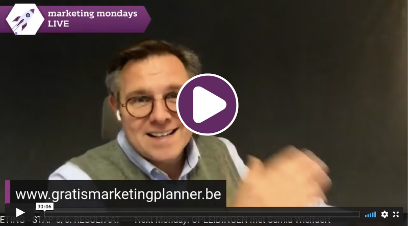 Marketing Mondays - Stap 6/6 resultaat