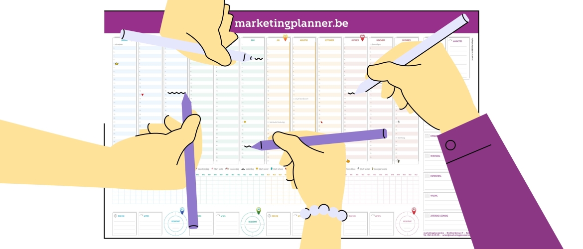 Zet je marketingplanner optimaal in.