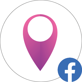 marketingplanner logo, facebook logo, cirkels