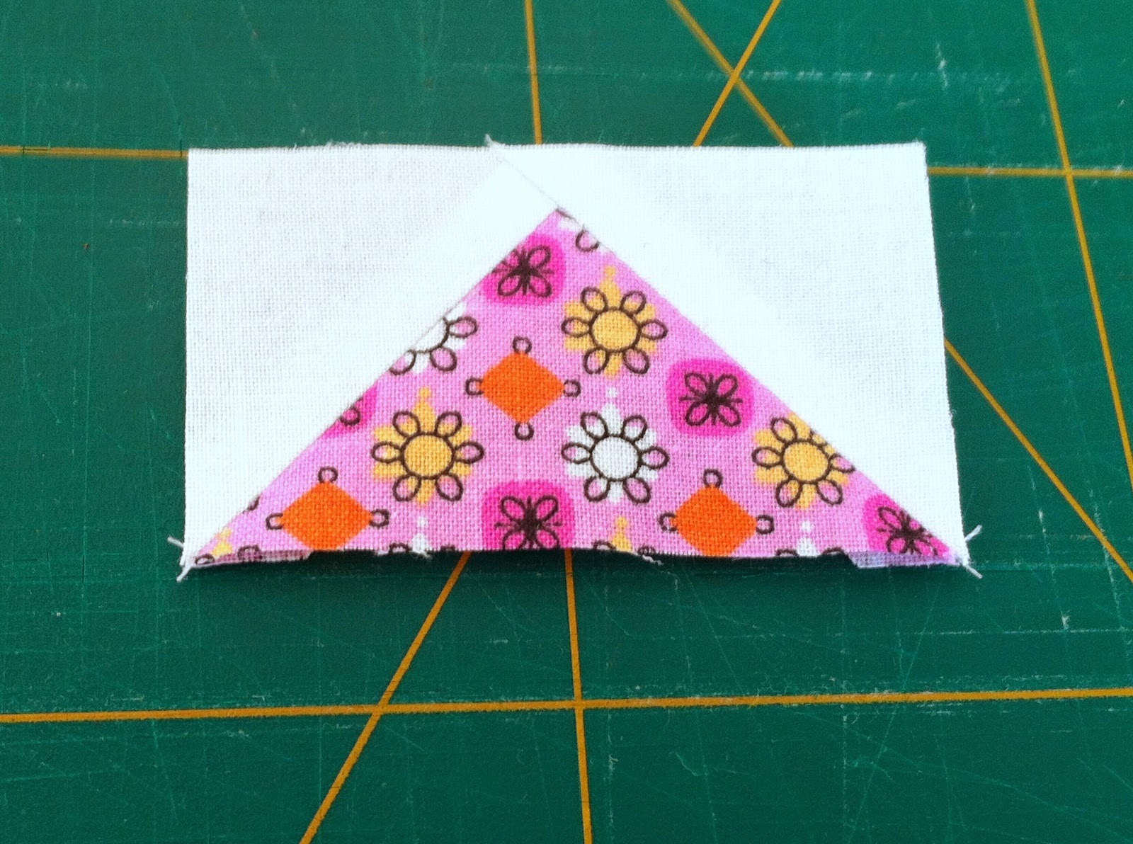 Patchwork blok maken Flying geese