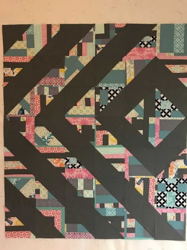 Improvisatiequilt - Marlies de Vries Online Quiltacademie