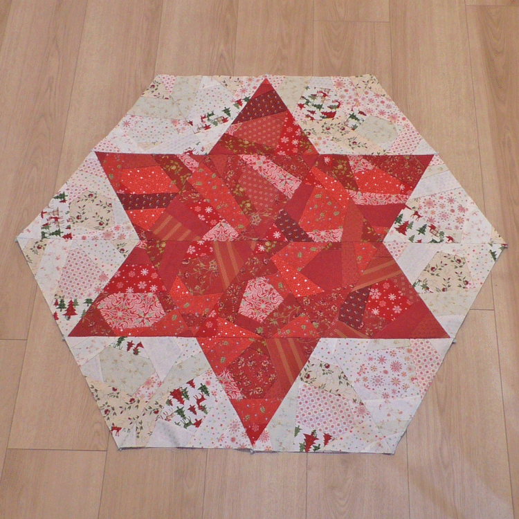 Crazy Patchwork cursus kerstquilt - Marlies de Vries Quiltinspiratie