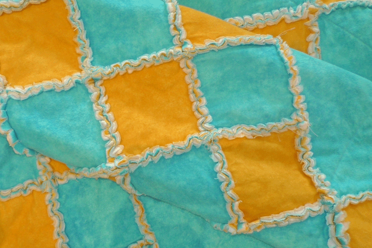 Rafelquilt gevouwen - Marlies de Vries Online Quiltacademie