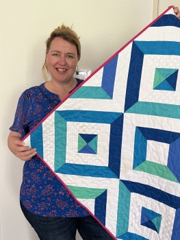 Marlies de Vries met Summer in the Park quilt