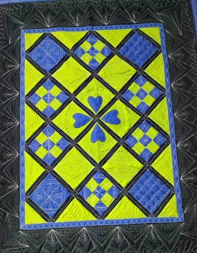 Monique - Cursus Quilten met linialen - Marlies de Vries Online Quiltacademie