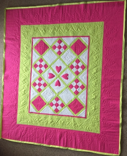 Yvonne Cursus Quilten met linialen - Marlies de Vries Online quiltacademie