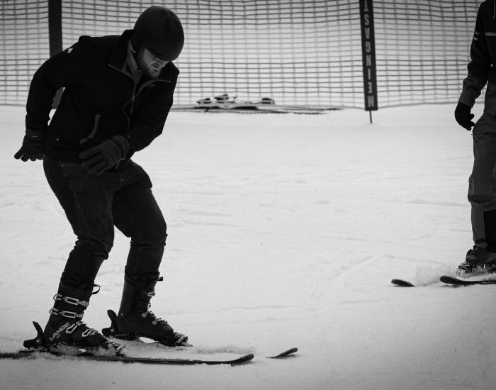 1e keer op de ski's