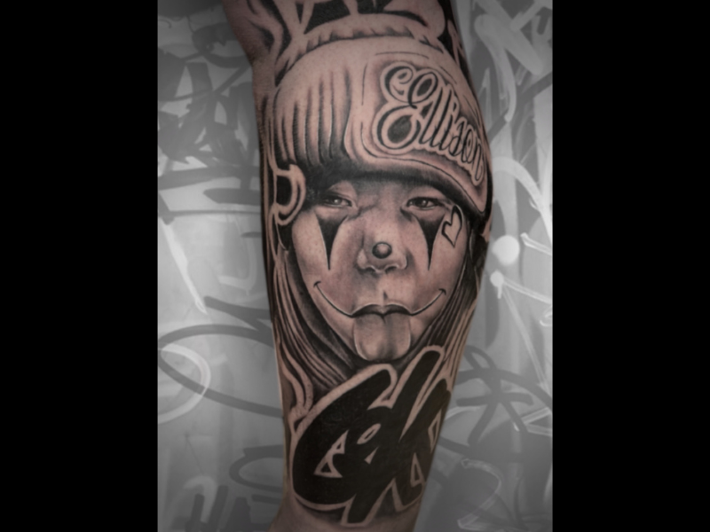 Martyn Tattoos Almere Tattoo baby gezicht