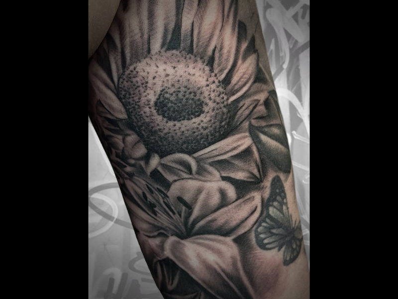 Martyn Tattoos Bloemen