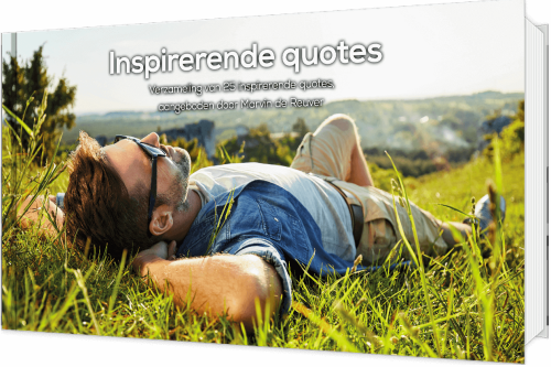 25 inspirerende quotes - Cover afbeelding e-book
