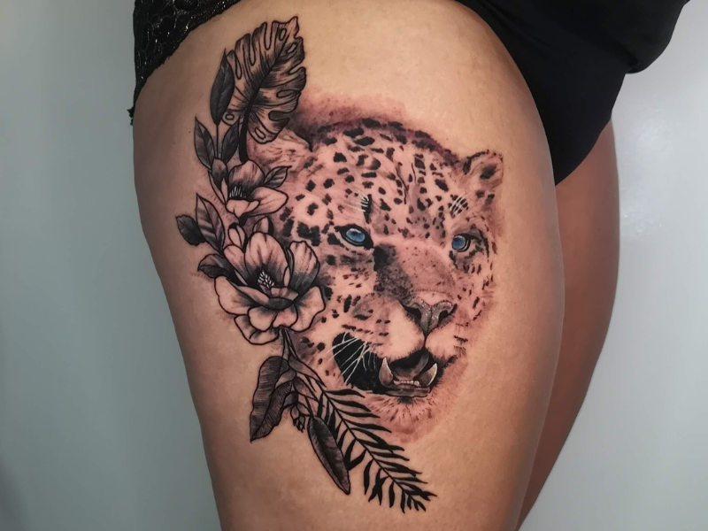 Tattoo Bodegraven panter tattoo