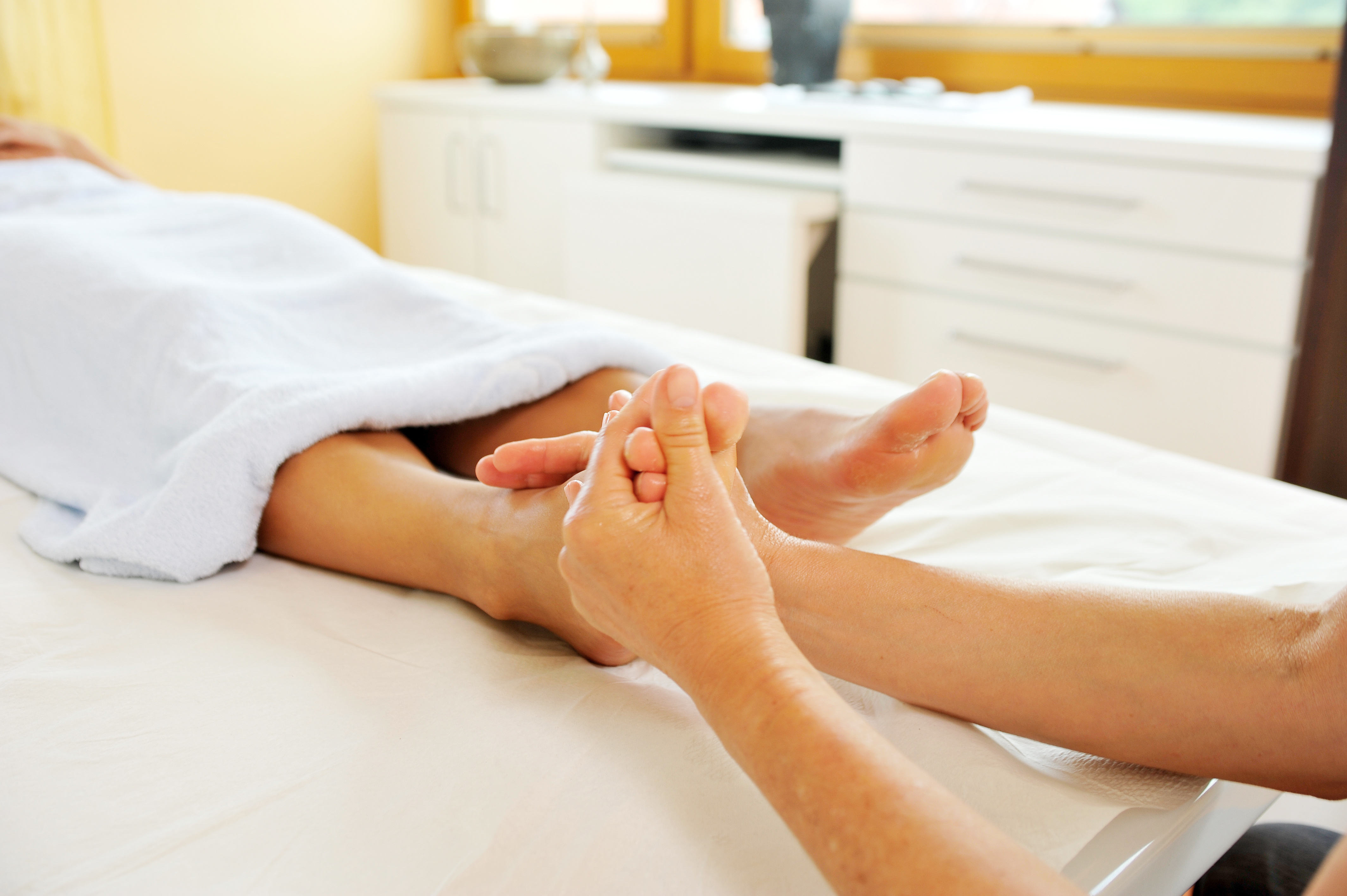 thuisstudie handen en voeten massage