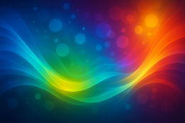 Een zachte energetische achtergrond met vloeiende lichtgolven in blauw en goud. Perfect passend bij de Flow-sessies: rustgevend, warm en intuïtief.