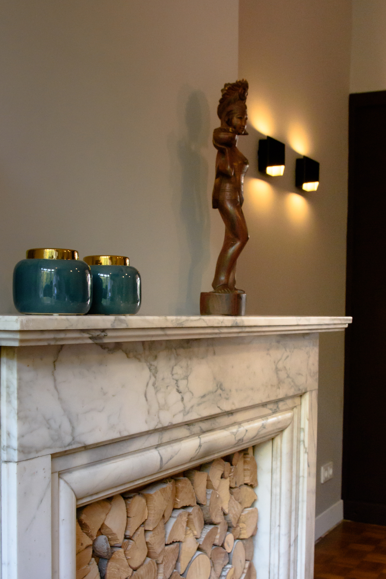 Marmeren Schouw interieurontwerp Rotterdam Schiedam klassiek herenhuis