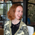 Francina aan het werk