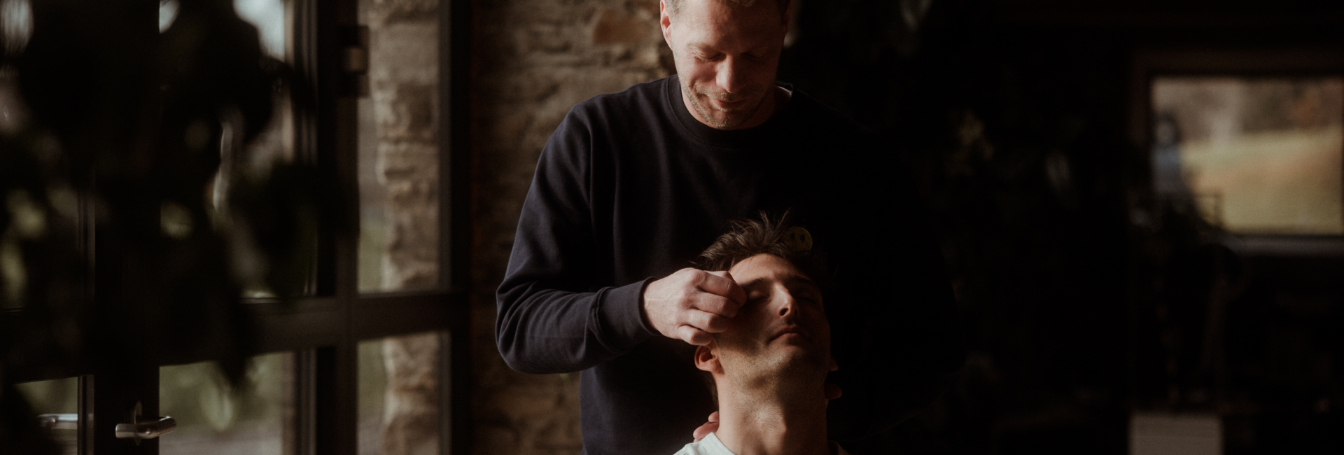 On track support eye treatment Maverick training in track support