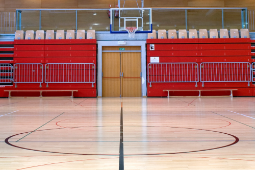 Geluidsinstallatie voor sporthallen en zalen