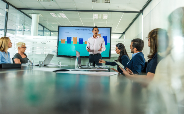 Presentatieschermen - draadloos presenteren - Maxximum