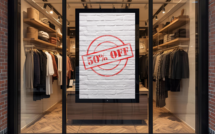 Presentatieschermen - reclame en informatie