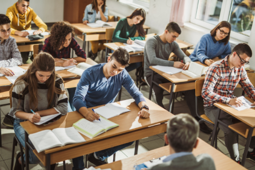 Schoolbel systeem - volgens les- en pauzetijden