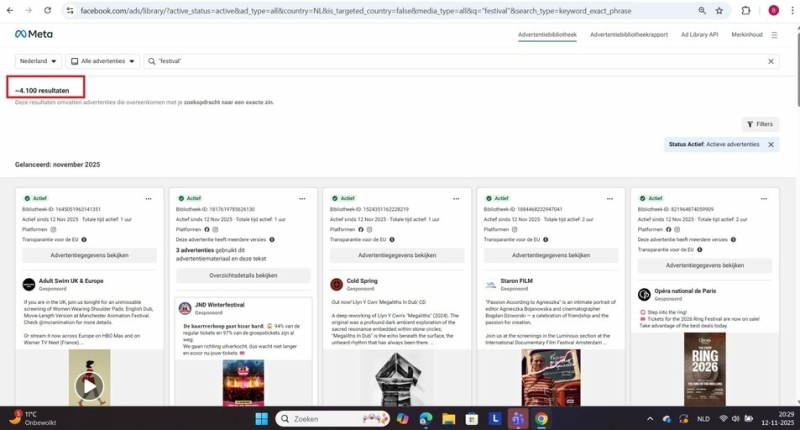Festival META marketing META inzetten voor festivalmarketing