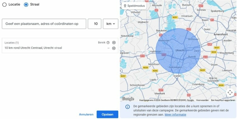 Lokaal adverteren met een straal in Google Ads Lokaal adverteren met een straal in Google Ads