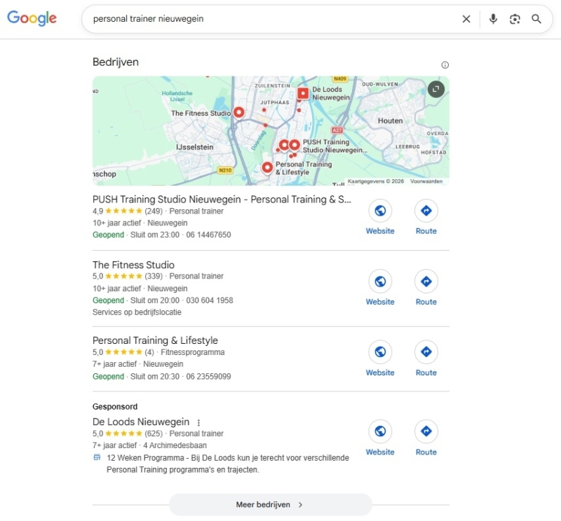 Lokale vindbaarheid met Google Bedrijfsprofiel Lokale vindbaarheid met Google Bedrijfsprofiel