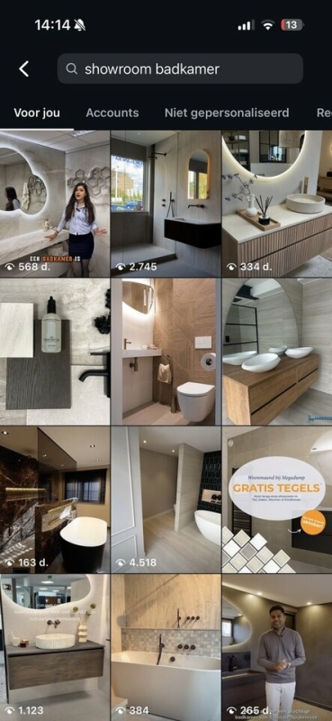 Showroom social media marketing Social media marketing inzetten voor showroom promotie